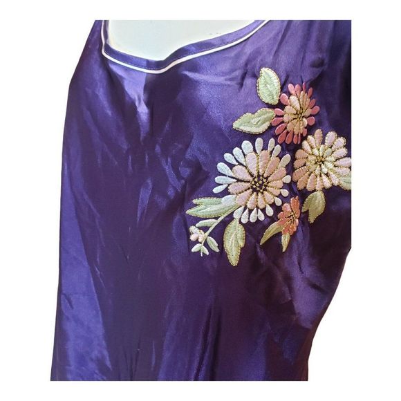 Morgan Taylor Intimates Purple Short Sleeveless Nightgown/Dress XXL - Picture 4 of 8